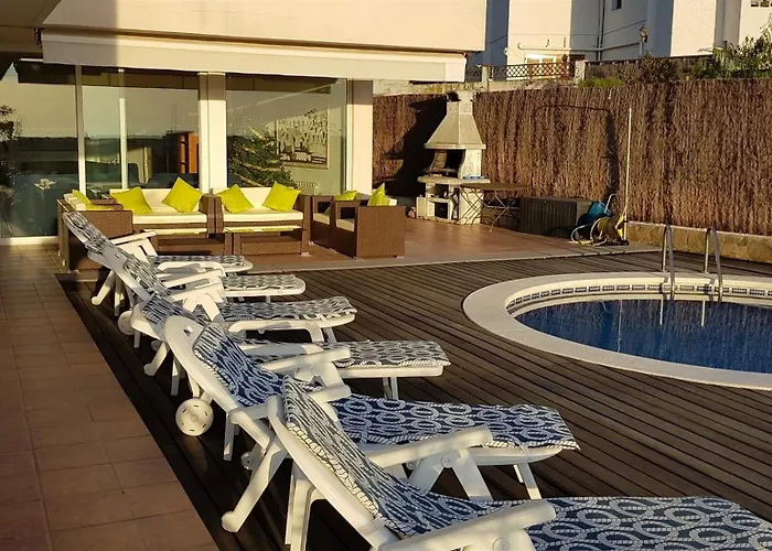 Med Private Pool Bbq Sea *