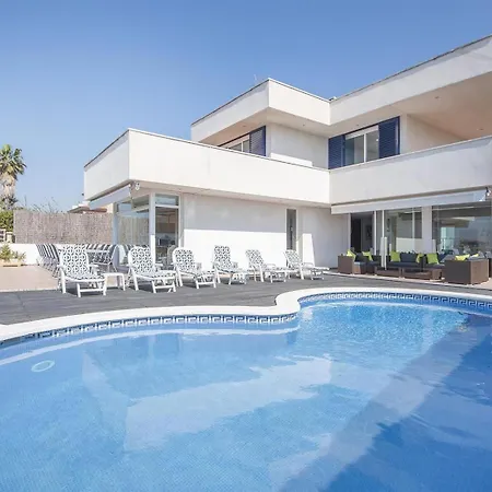 Med Private Pool Bbq Sea Sitges